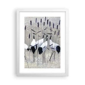 Poster in cornice bianca - Tra i suoi - 30x40 cm