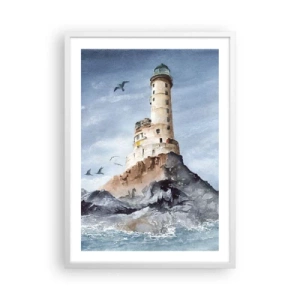 Poster in cornice bianca - Invincibile - 50x70 cm