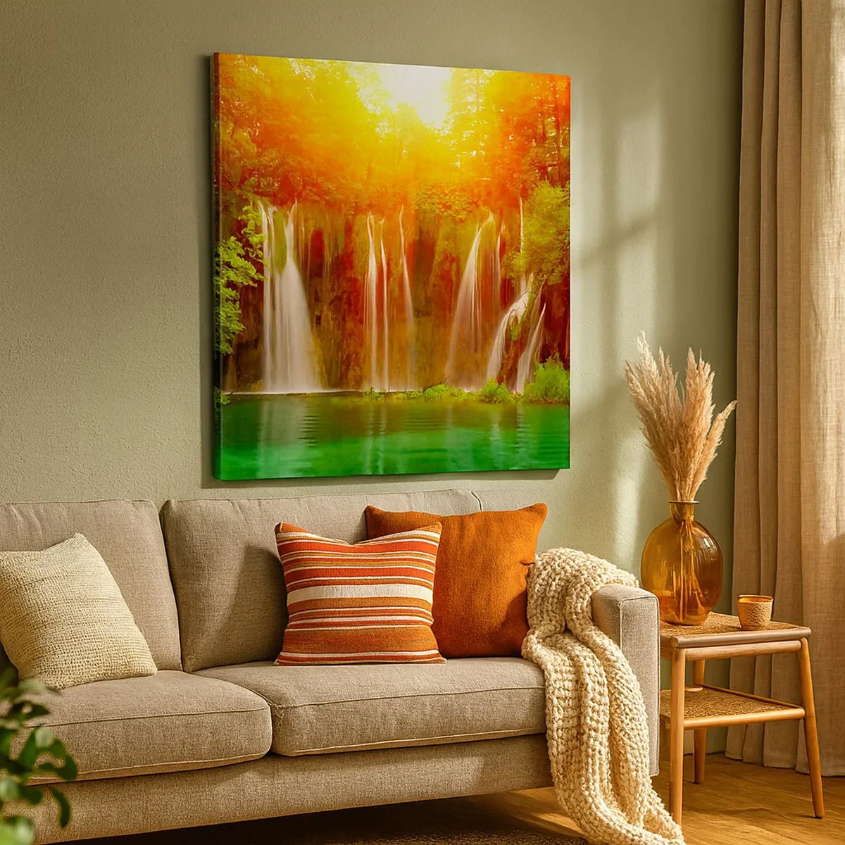 Quadro su tela - Stampe su Tela - Al sole e all'ombra - 30x30 cm