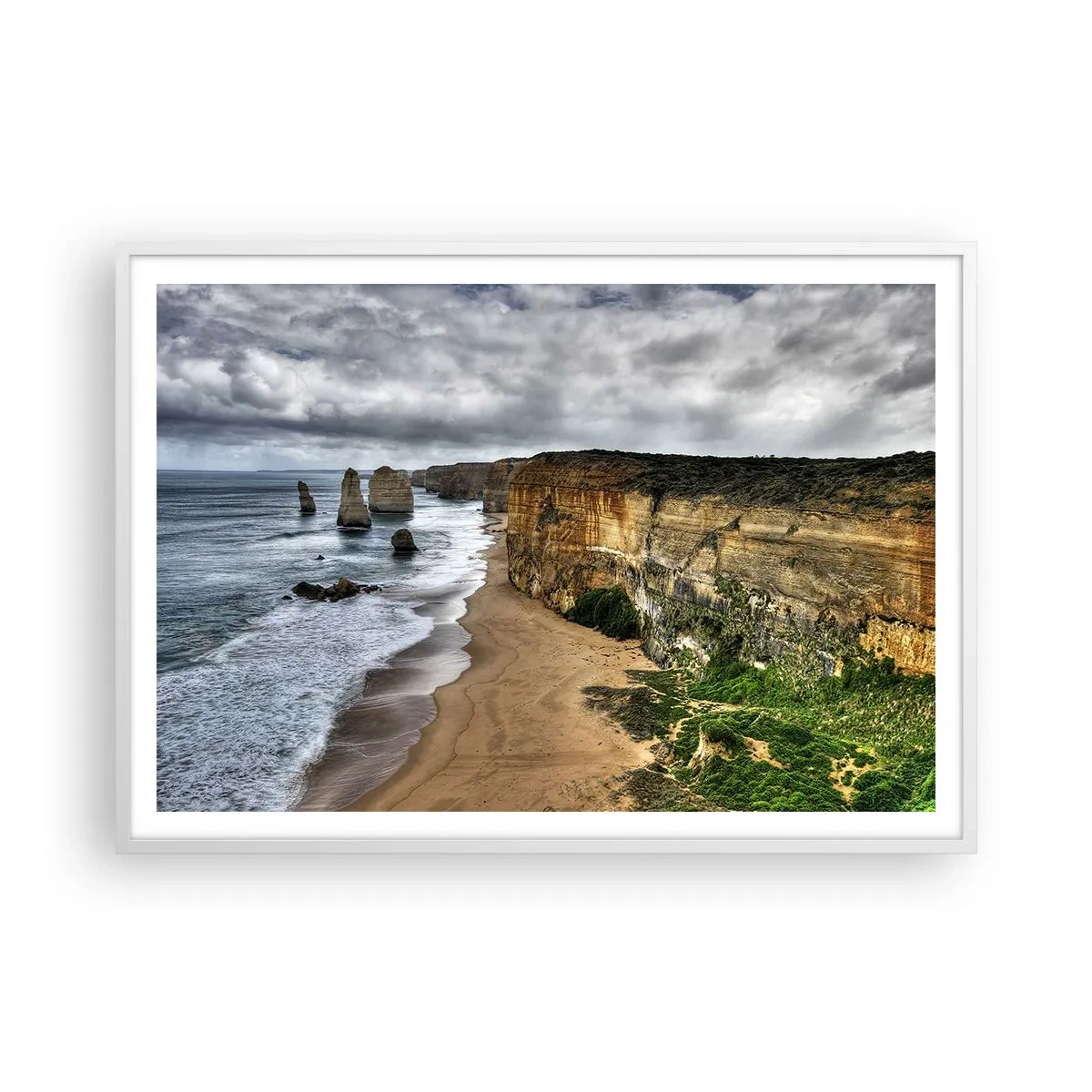 Poster in cornice bianca - Bellezza selvatica - 100x70 cm