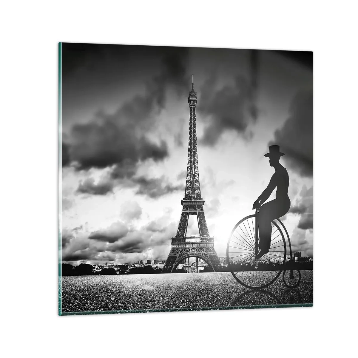 Quadro su vetro - Nostalgia della Belle Epoque - 40x40 cm