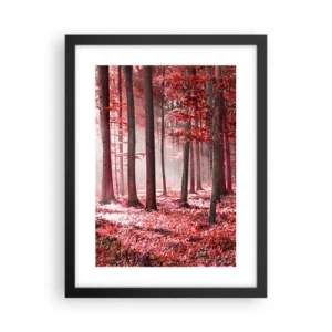 Poster in cornice nera - Anche rosso è bello - 30x40 cm
