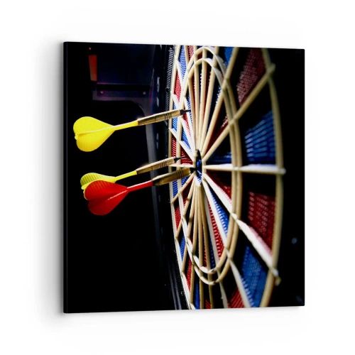 Quadro su tela - Stampe su Tela - Dritto al centro - 70x70 cm