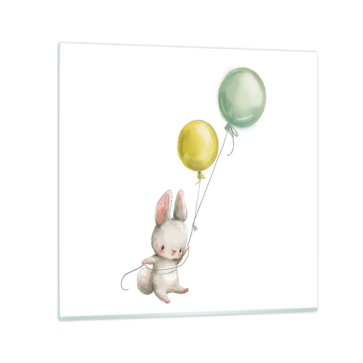 Quadro su vetro - Volo anch'io! - 40x40 cm