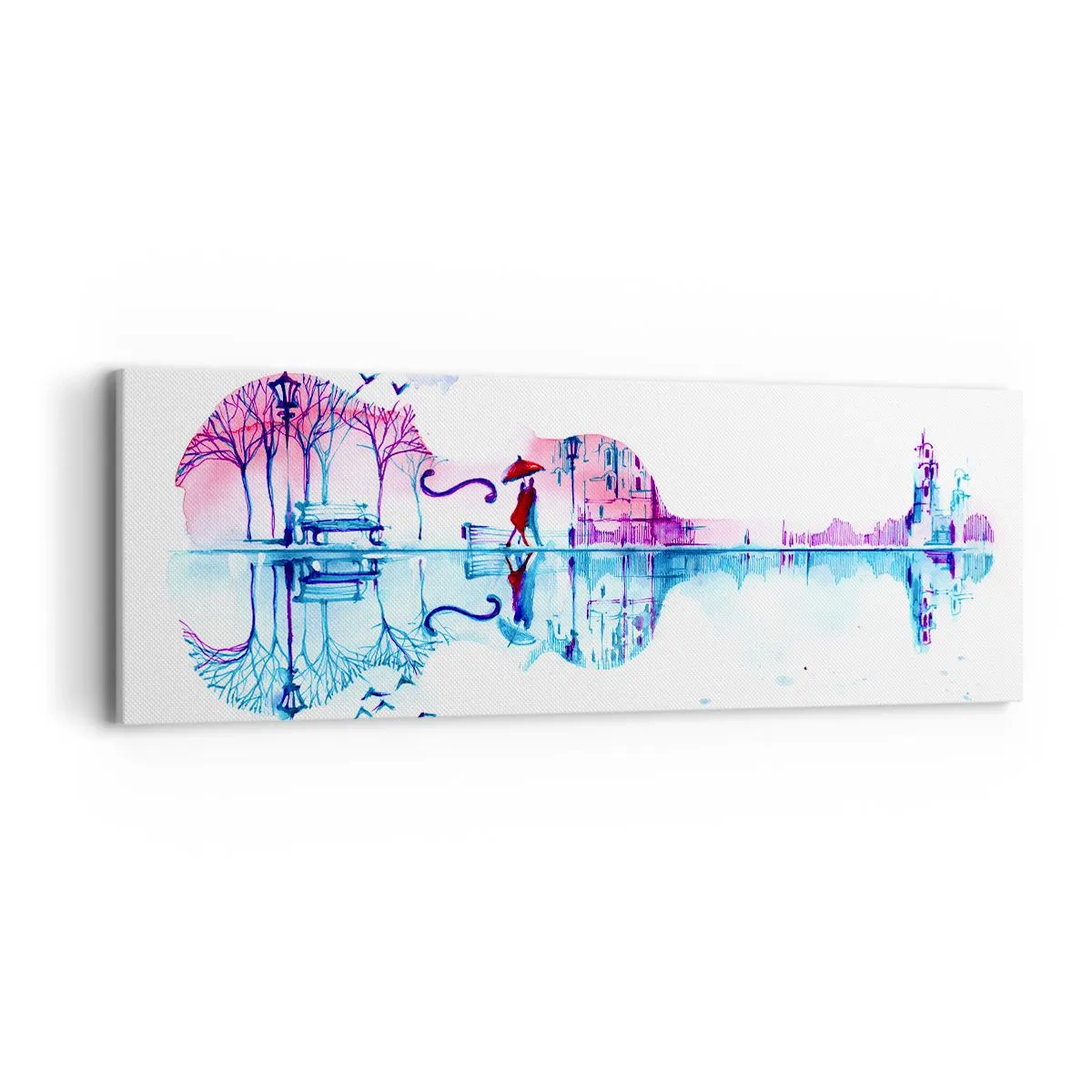 Quadro su tela - Stampe su Tela - Vi porto un cantico di pioggia - 90x30 cm