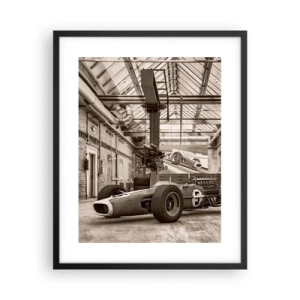 Poster in cornice nera - Il riposo del vincitore - 40x50 cm