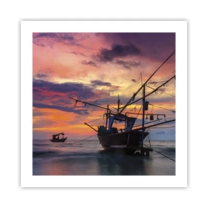 Poster - Sera esotica - 50x50 cm