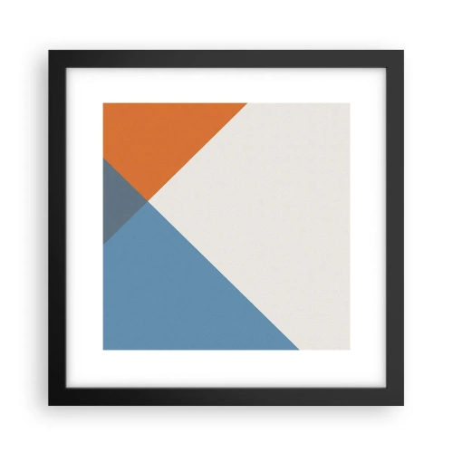 Poster in cornice nera - Ad angolo... - 30x30 cm