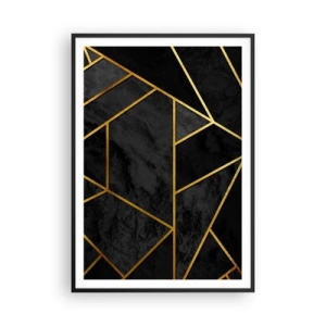 Poster in cornice nera - Oscurità e luce - 70x100 cm