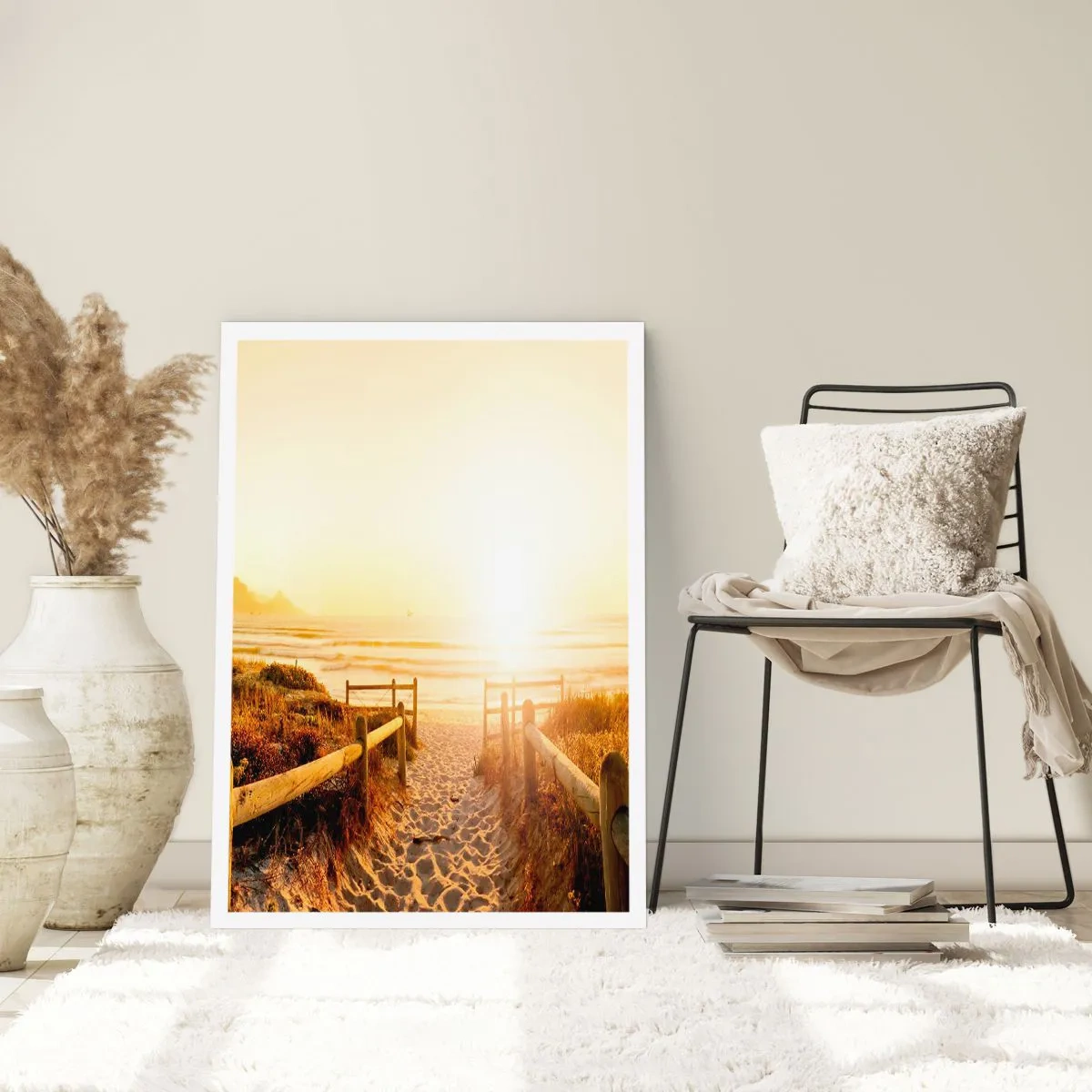 Poster - Attraverso la duna, verso il sole - 40x50 cm