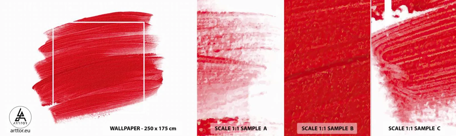 Campione di Fotomurale Adesivo Deluxe Sticker - Fuori dagli schemi - Astrazione, Pezzo, Minimalismo - 100x30 cm