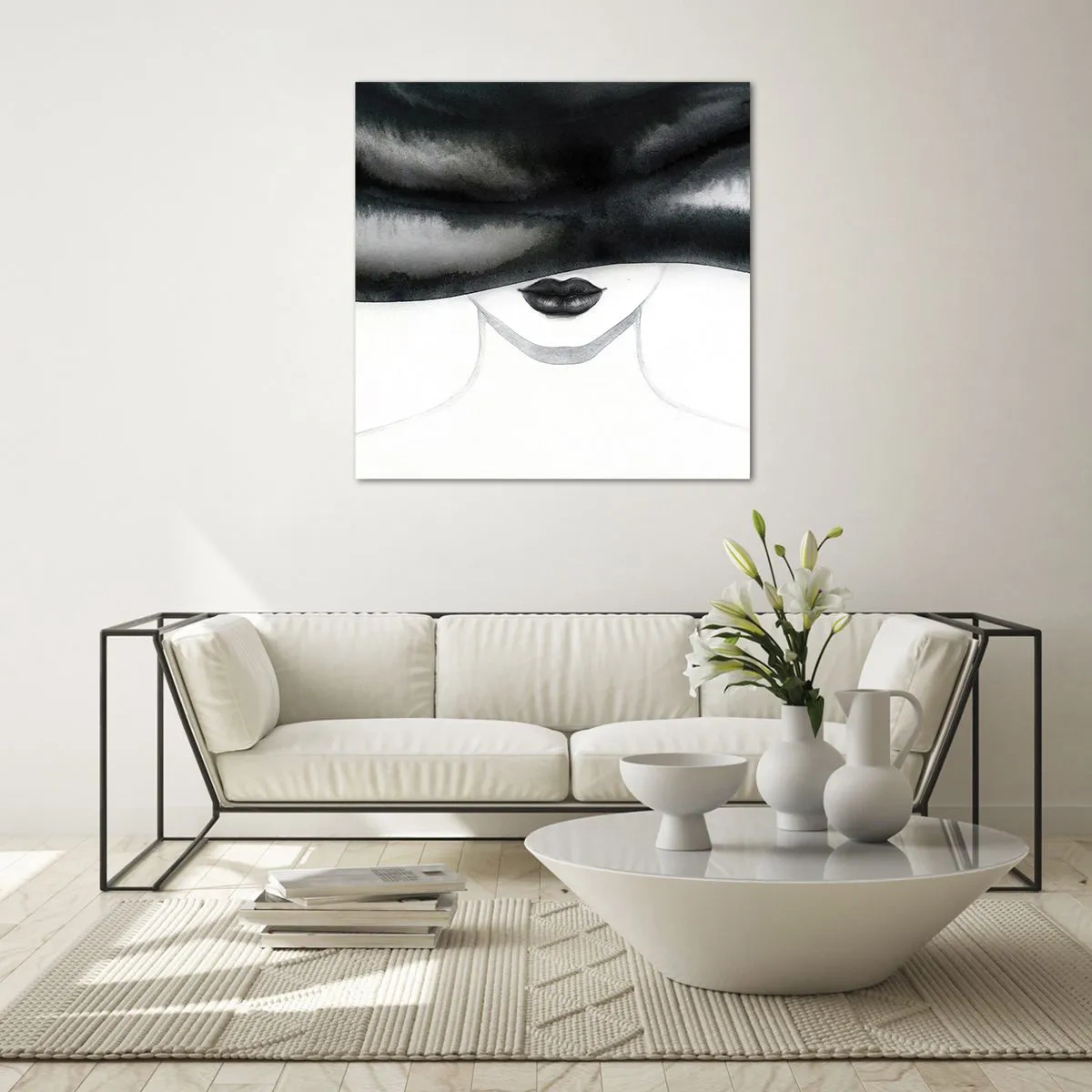 Quadro su vetro - Il segreto dei sensi - 30x30 cm