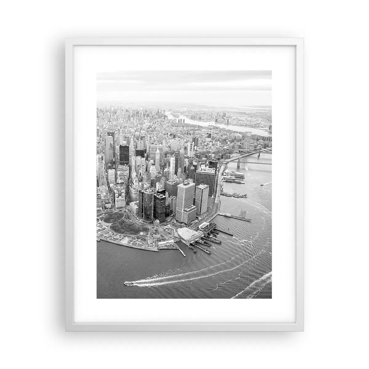 Poster in cornice bianca - Come non amarla? - 40x50 cm