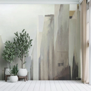 Fotomurali Premium Canvas - Sogno sulla città - Minimalista, Luminoso, Città - 450x315 cm