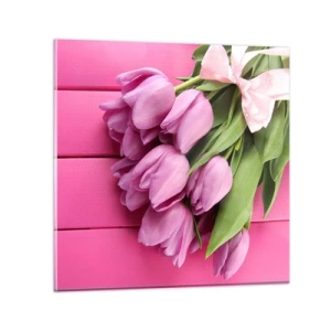 Quadro su vetro - Proprio per te - 70x70 cm