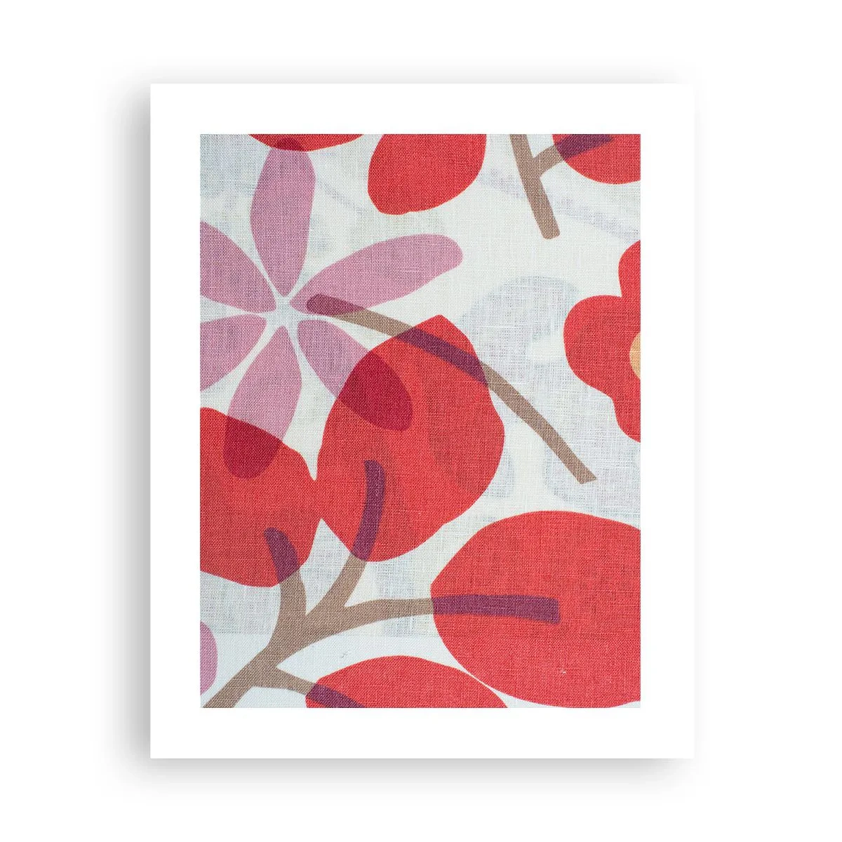 Poster - Composizione di fiori in rosa - 40x50 cm