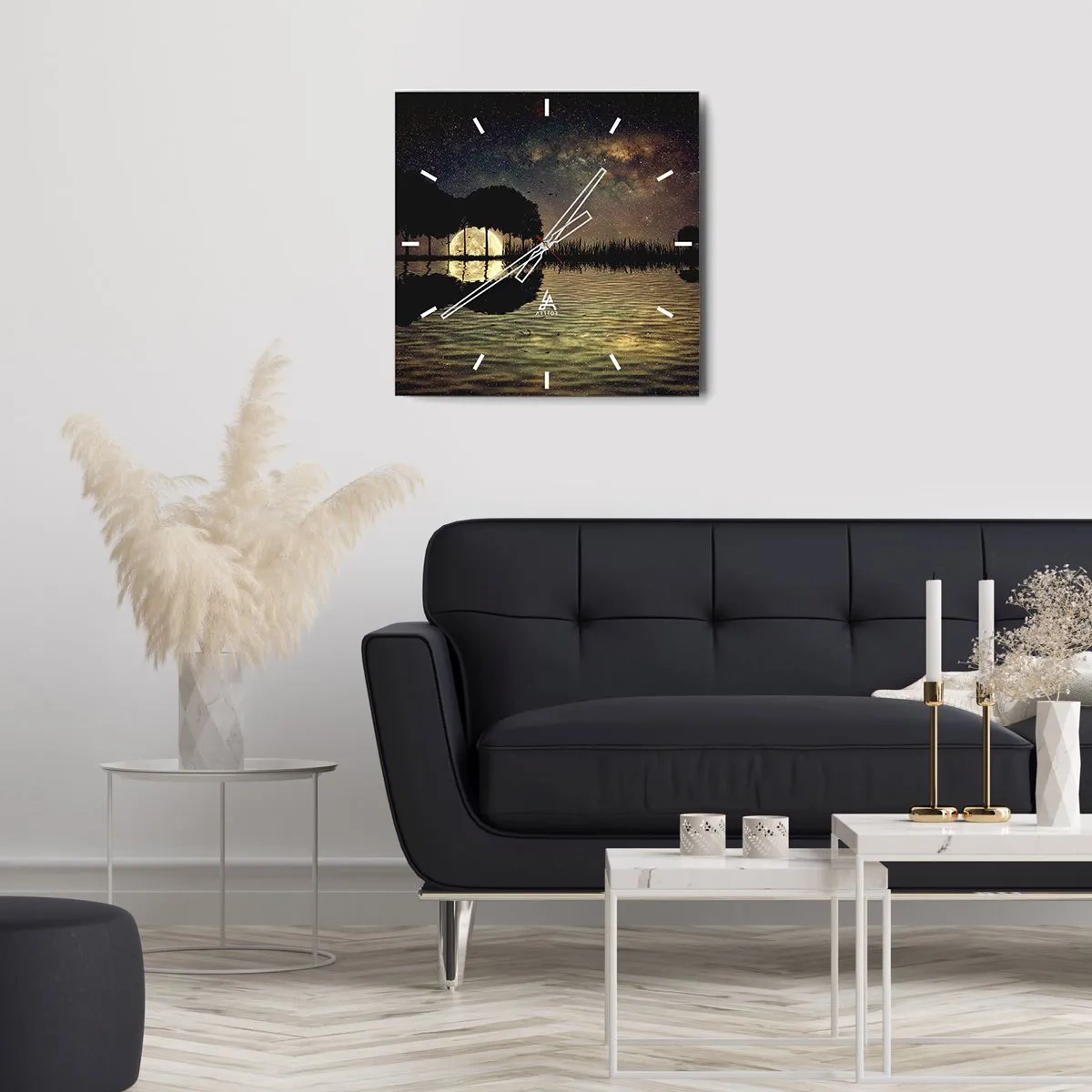 Orologio da parete - Orologio in Vetro - Notte ai confini del mondo - 30x30 cm