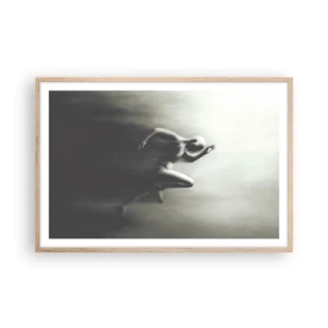 Poster in cornice rovere chiaro - Inarrestabile - 91x61 cm