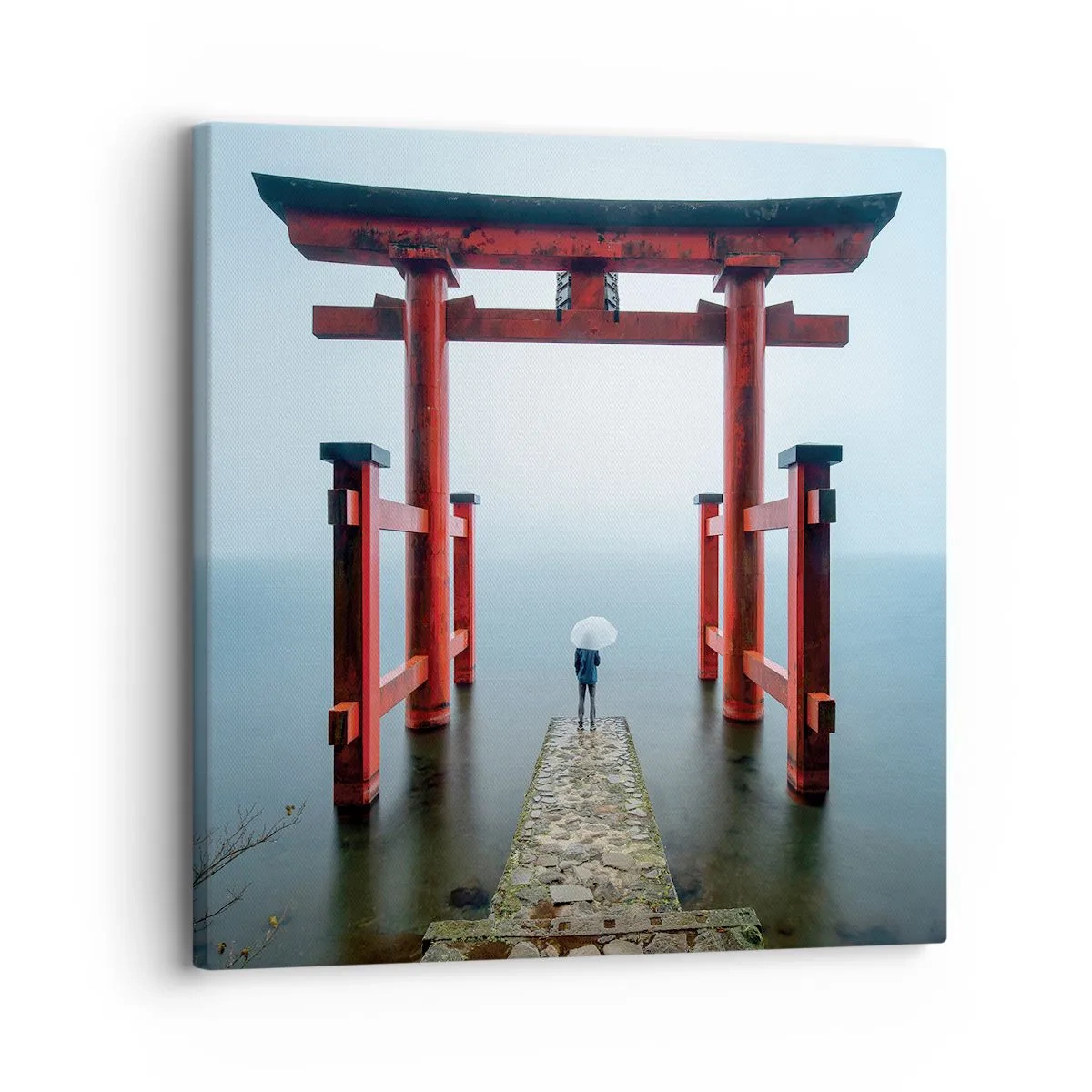 Quadro su tela - Stampe su Tela - Meditazione giapponese - 30x30 cm
