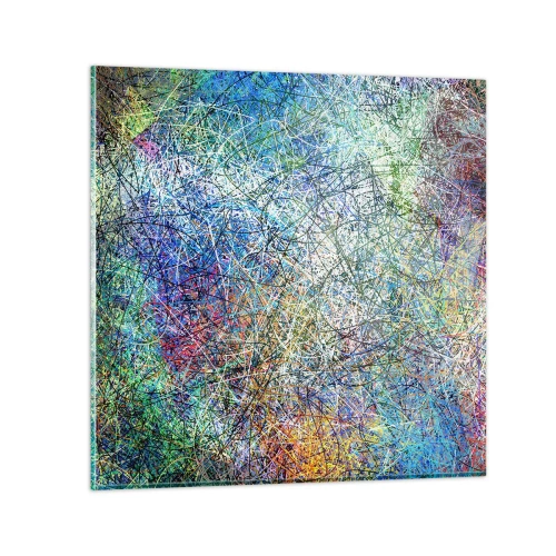 Quadro su vetro - Non è cosi semplice - 70x70 cm