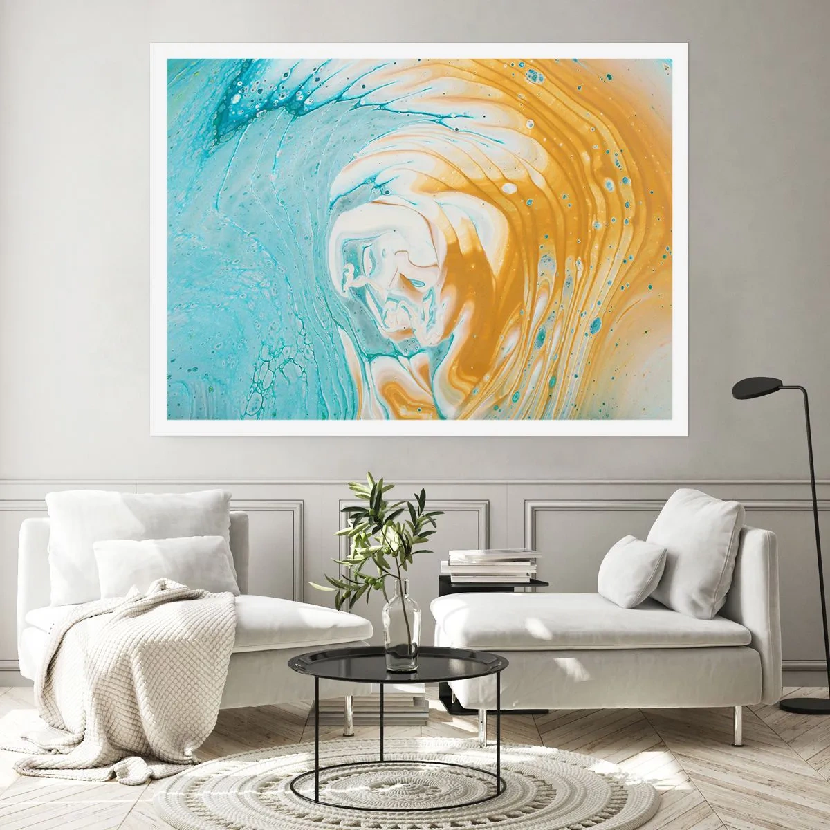 Poster - Vortice pastello - 70x50 cm
