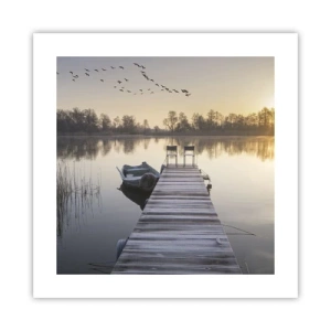 Poster - Tornerò un giorno - 40x40 cm