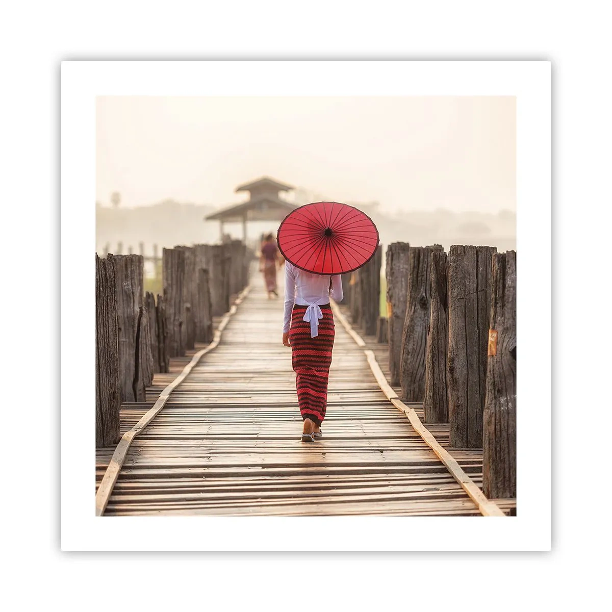 Poster - Sul vecchio ponte - 50x50 cm