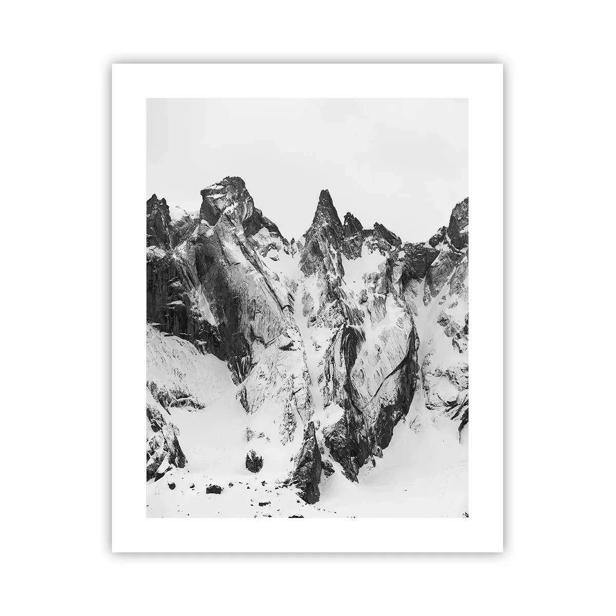 Poster - Cresta minacciosa di granito - 40x50 cm