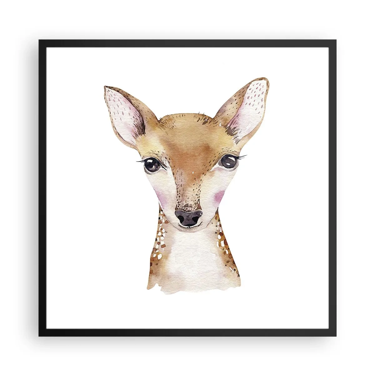 Poster in cornice nera - La natura dell'innocenza - 60x60 cm