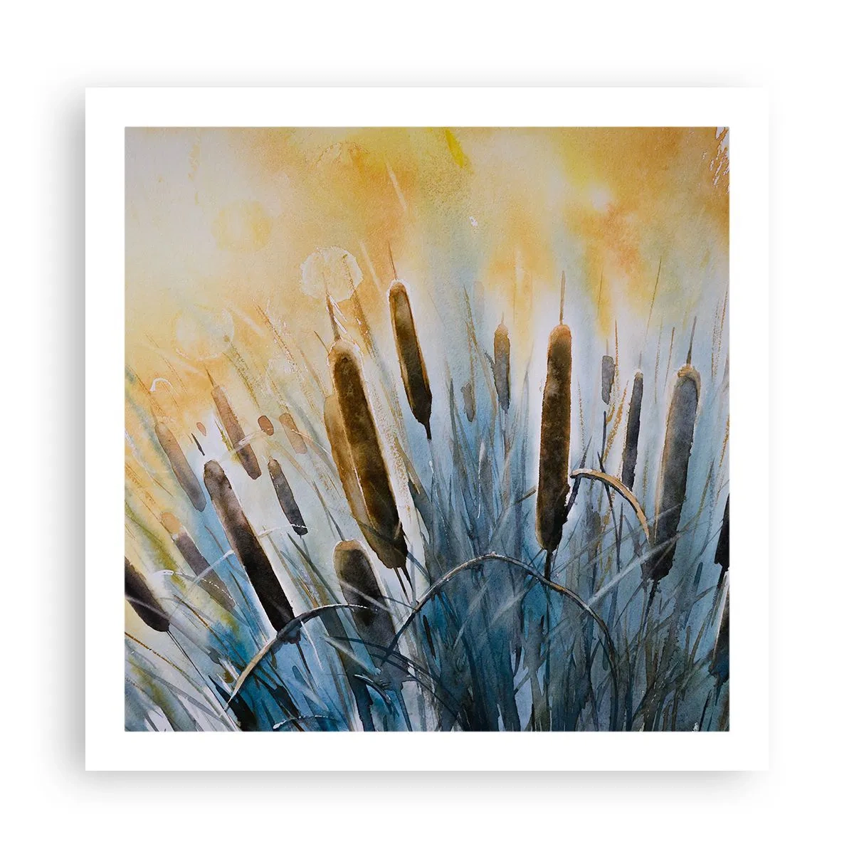 Poster - Fresco dell'acqua, calore del sole - 60x60 cm