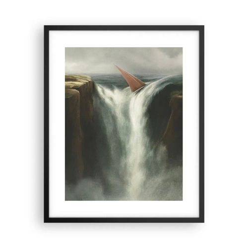 Poster in cornice nera - Un avvertimento per la vita - 40x50 cm