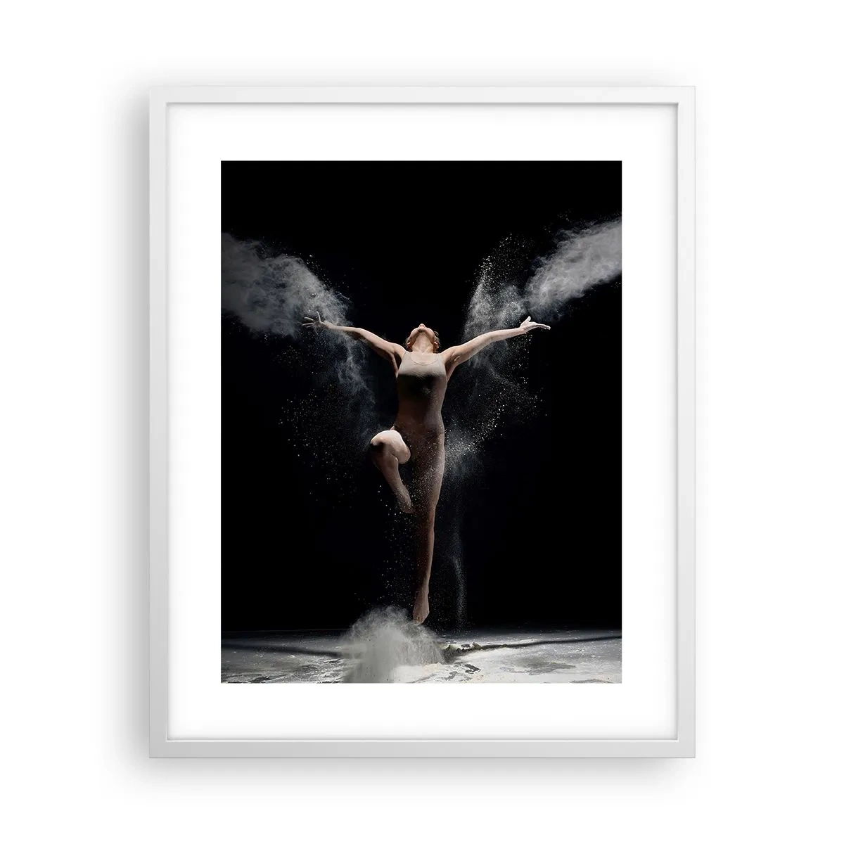 Poster in cornice bianca - Gli elfi esistono - 40x50 cm