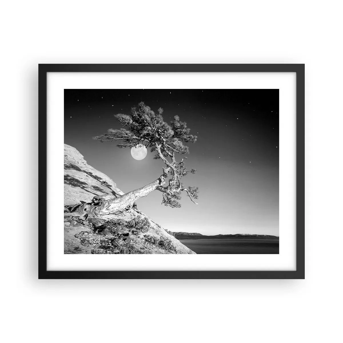 Poster in cornice nera - Guerriera vittoriosa - 50x40 cm