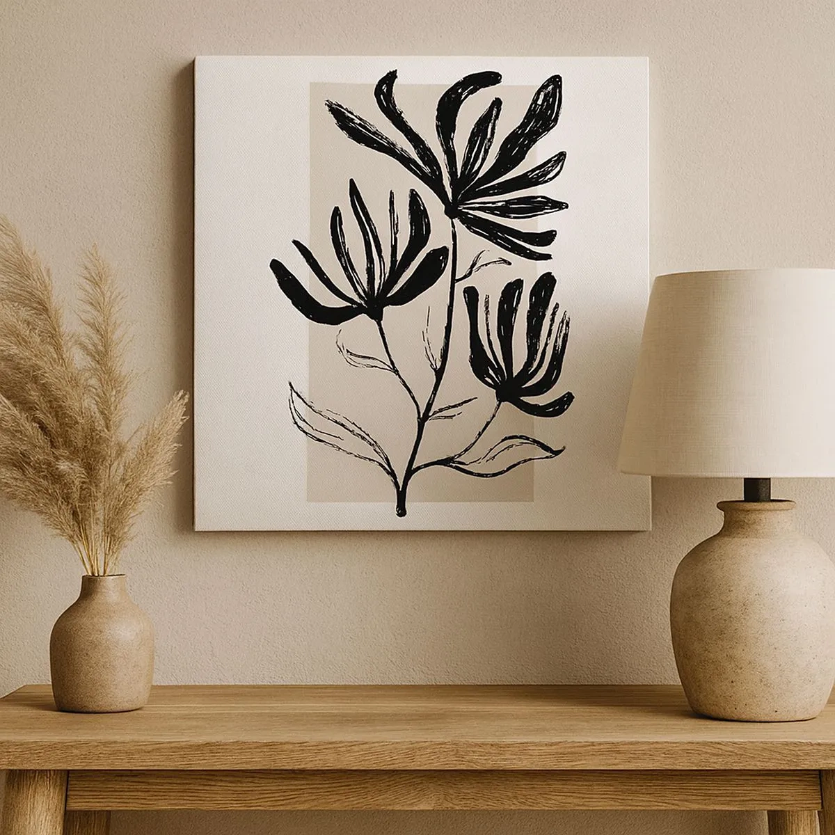 Quadro su tela - Stampe su Tela - Uno schizzo per l'erbario - 30x30 cm