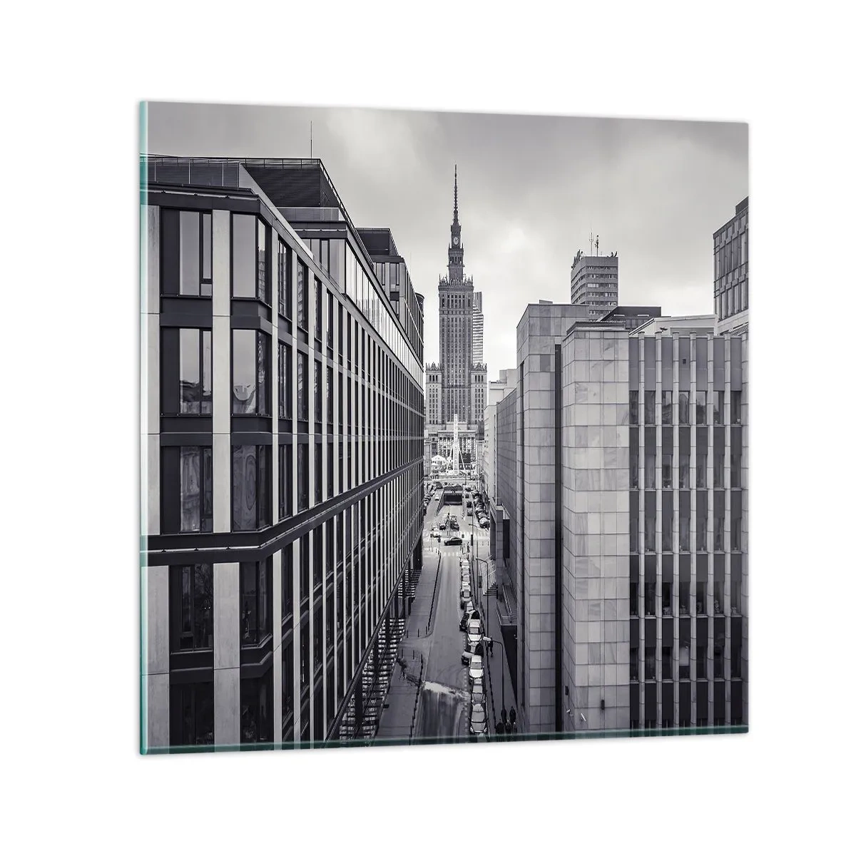 Quadro su vetro - La valle di Varsavia - 40x40 cm