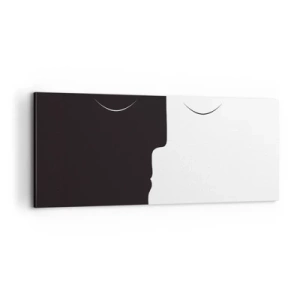 Quadro su tela - Stampe su Tela - Unità degli opposti - 100x40 cm