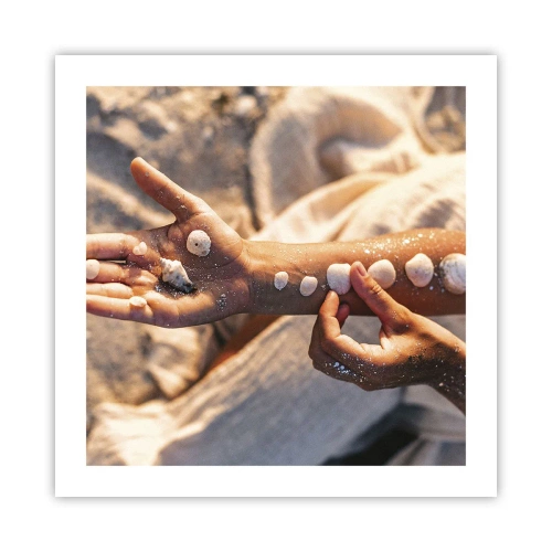 Poster - La bellezza a portata di mano - 50x50 cm