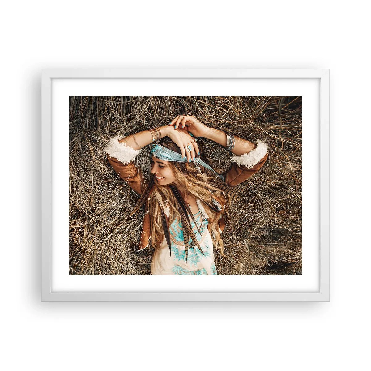 Poster in cornice bianca - Verso gli anni dell'amore - 50x40 cm