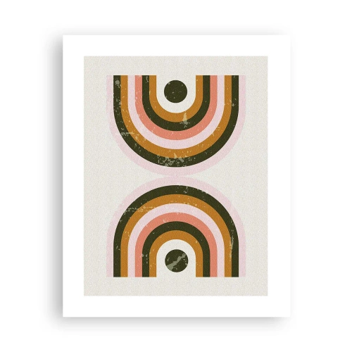 Poster - Astrazione gemella - 40x50 cm