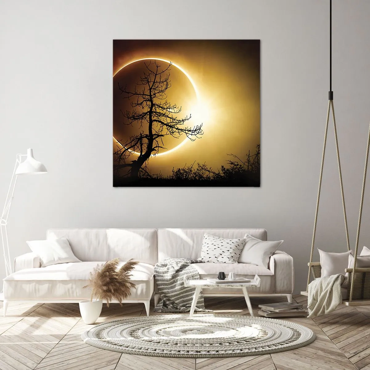 Quadro su tela - Stampe su Tela - Eclissi totale - 60x60 cm