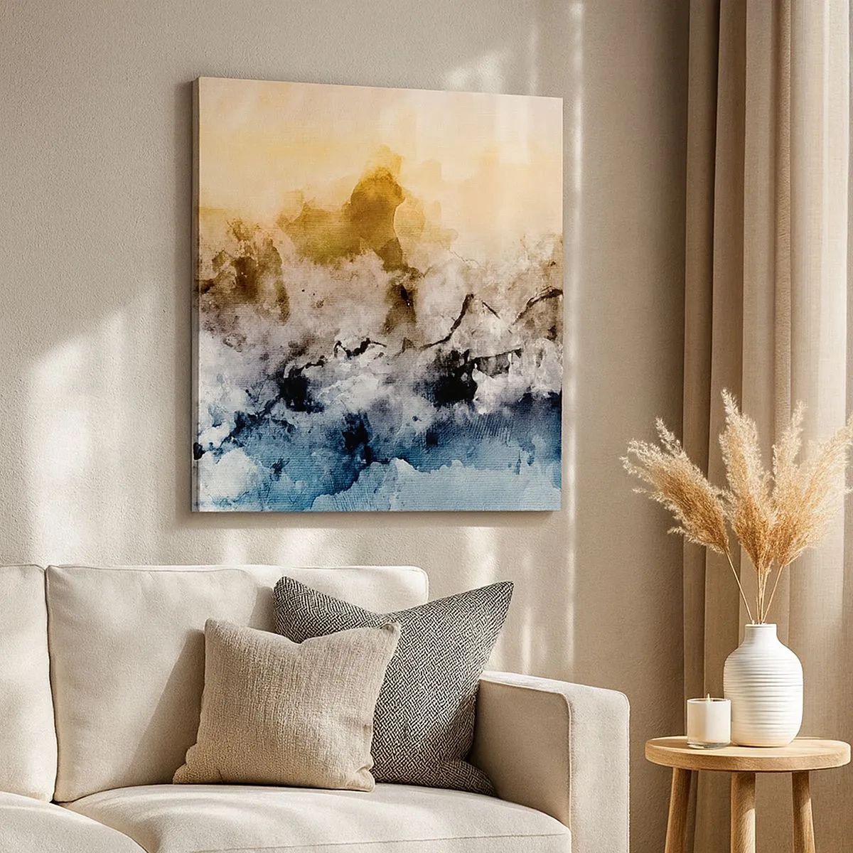 Quadro su tela - Stampe su Tela - Immersi in una nuvola di nebbia - 30x30 cm