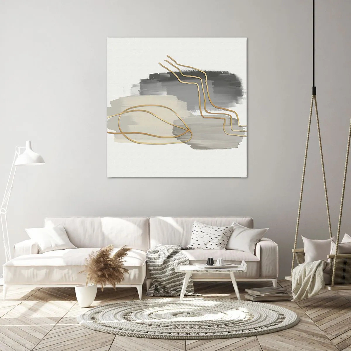 Quadro su tela - Stampe su Tela - Durata e movimento - 60x60 cm