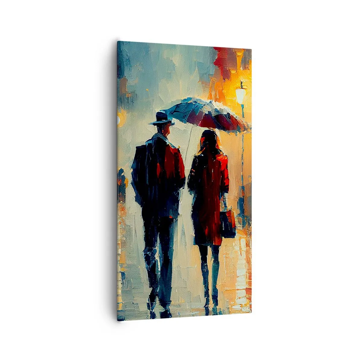 Quadro su tela - Stampe su Tela - Love story cittadina - 65x120 cm