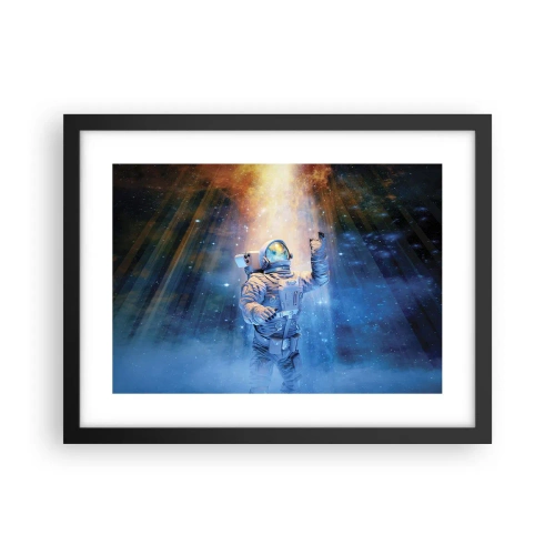 Poster in cornice nera - Finalmente alla meta - 40x30 cm