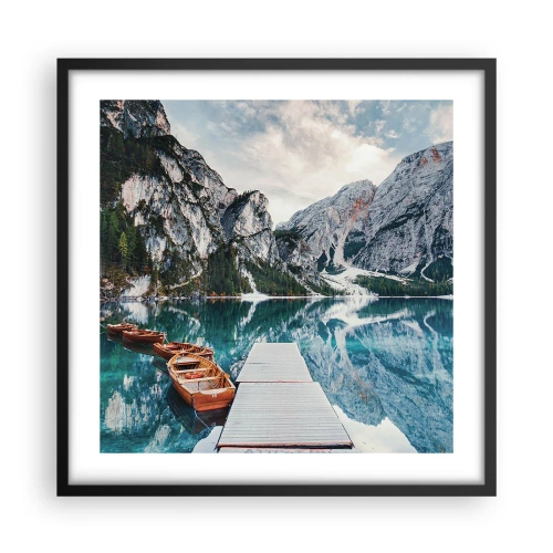 Poster in cornice nera - Ti mostriamo la bellezza - 50x50 cm