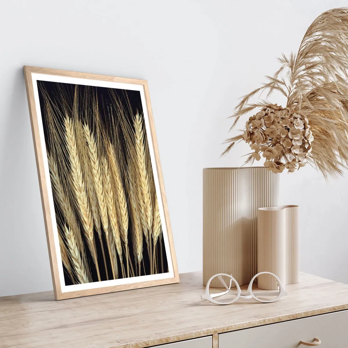 Poster in cornice rovere chiaro - Magia rustica - 61x91 cm