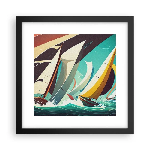 Poster in cornice nera - Compagne degli elementi - 30x30 cm