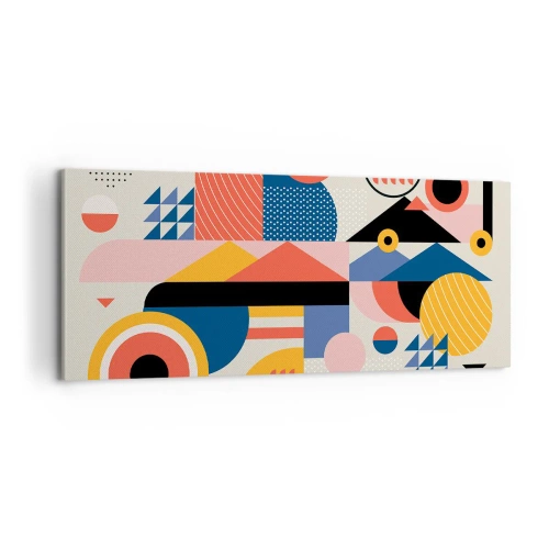 Quadro su tela - Stampe su Tela - Composizione: divertiti - 100x40 cm