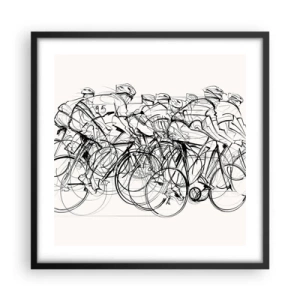 Poster in cornice nera - Insieme - 50x50 cm