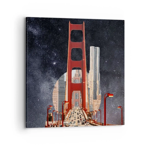 Quadro su tela - Stampe su Tela - Sempre al centro - 70x70 cm